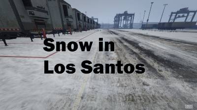 Снег в Los Santos