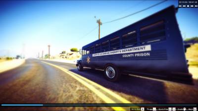 Скин "Los Angeles County" для Prison Bus
