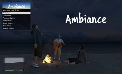Ambiance - новая анимация (курение, игра на гитаре и т.д.)