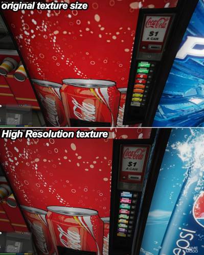 Текстуры автоматов с газировками (Soda Vending Machines, Coca, Pepsi)