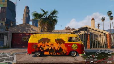Volkswagen T1 Cannabis Club Paintjob