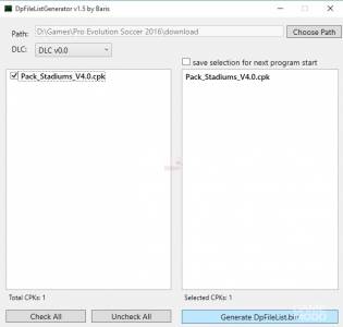 DpFileList Generator
