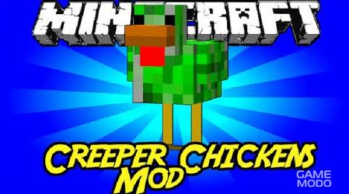 Creeper Chickens Mod