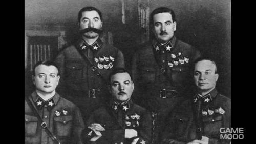Измененный состав персонажей РККА и РККФ 1936